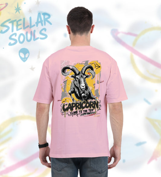 Stellar Souls: Graffiti Capricorn Oversized Tee