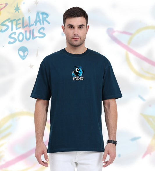 Stellar Souls: Graffiti Pisces Oversized Tee
