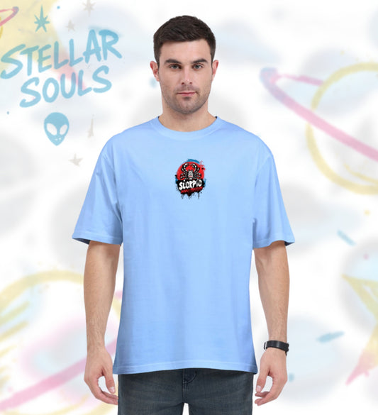 Stellar Souls: Graffiti Scorpio Oversized Tee