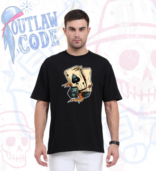 Dark Ace - Outlaw Code Oversized Tee