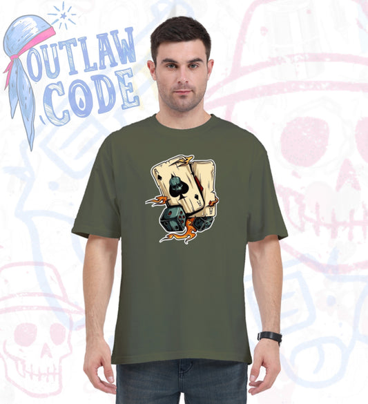 Dark Ace - Outlaw Code Oversized Tee